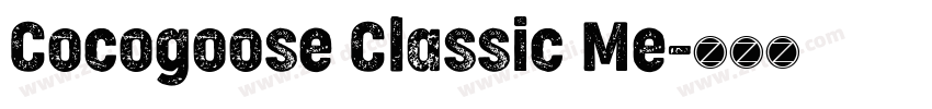 Cocogoose Classic Me字体转换